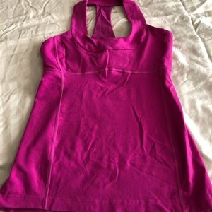 Lululemon scoop neck tank in magenta